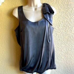 Drapey gray fancy top